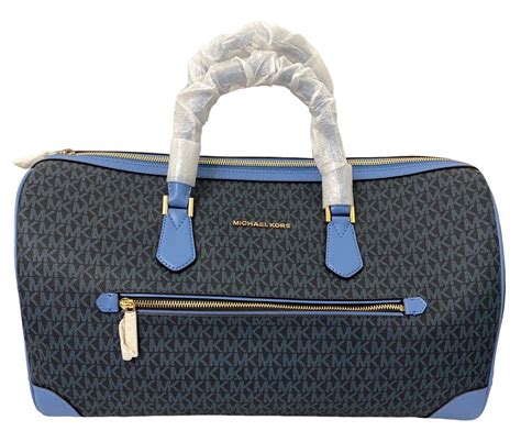 michael kors signature duffle bag